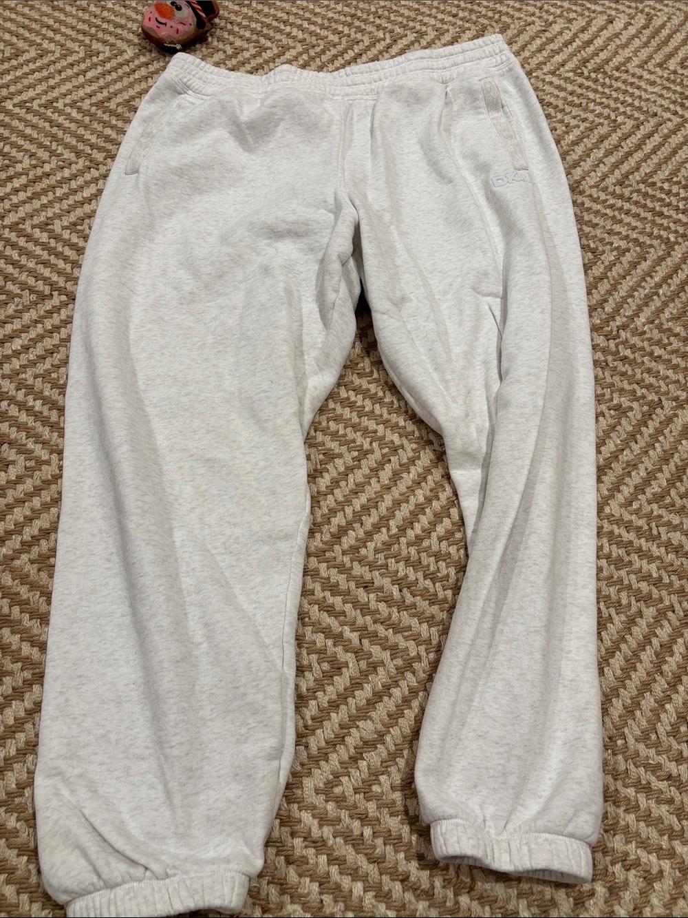 DKNY Sport Off-White Fleece Joggers